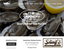 Tablet Screenshot of cannerynewport.com